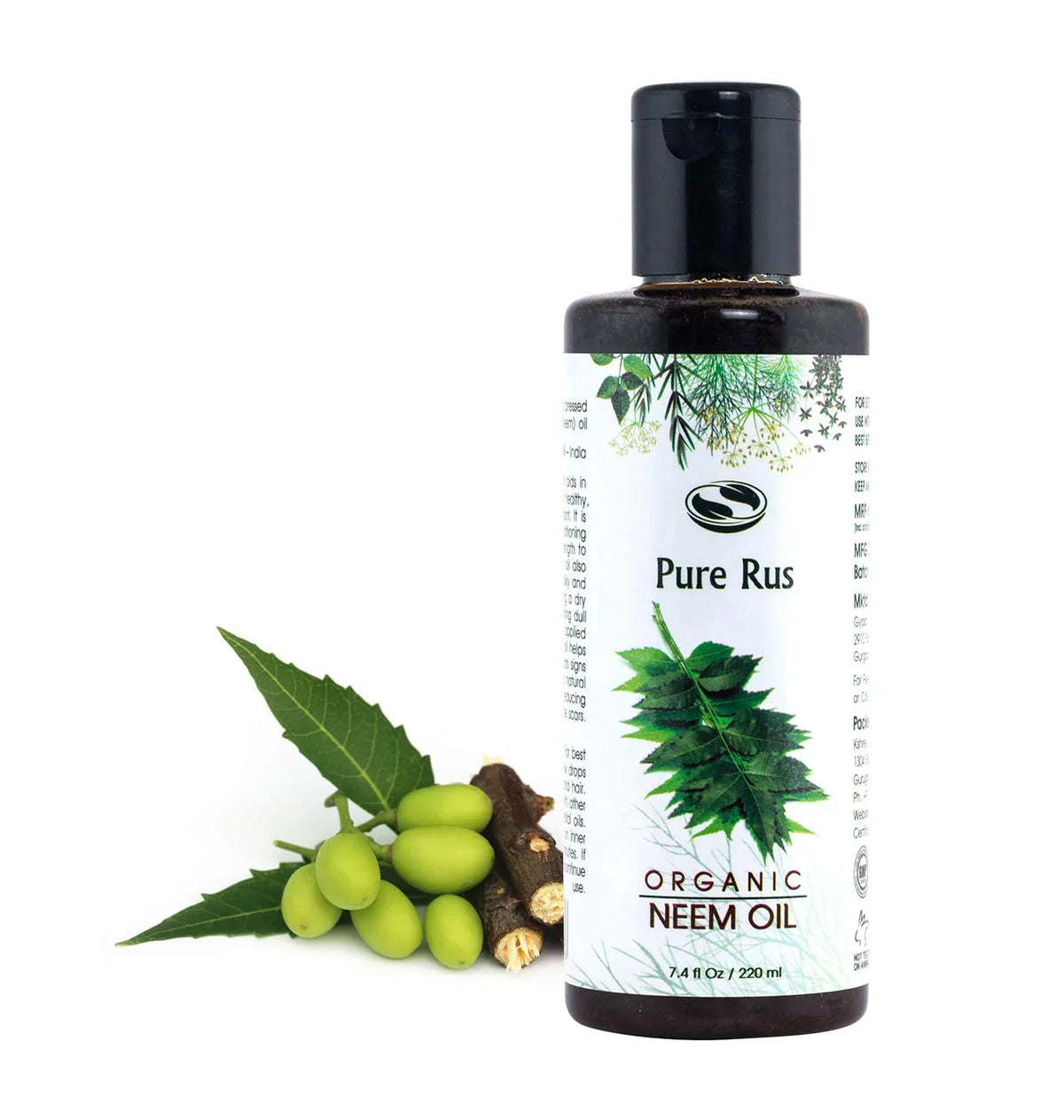 for 220ml and Pure Neem Rus Cold Pressed Oil Hair Skin,