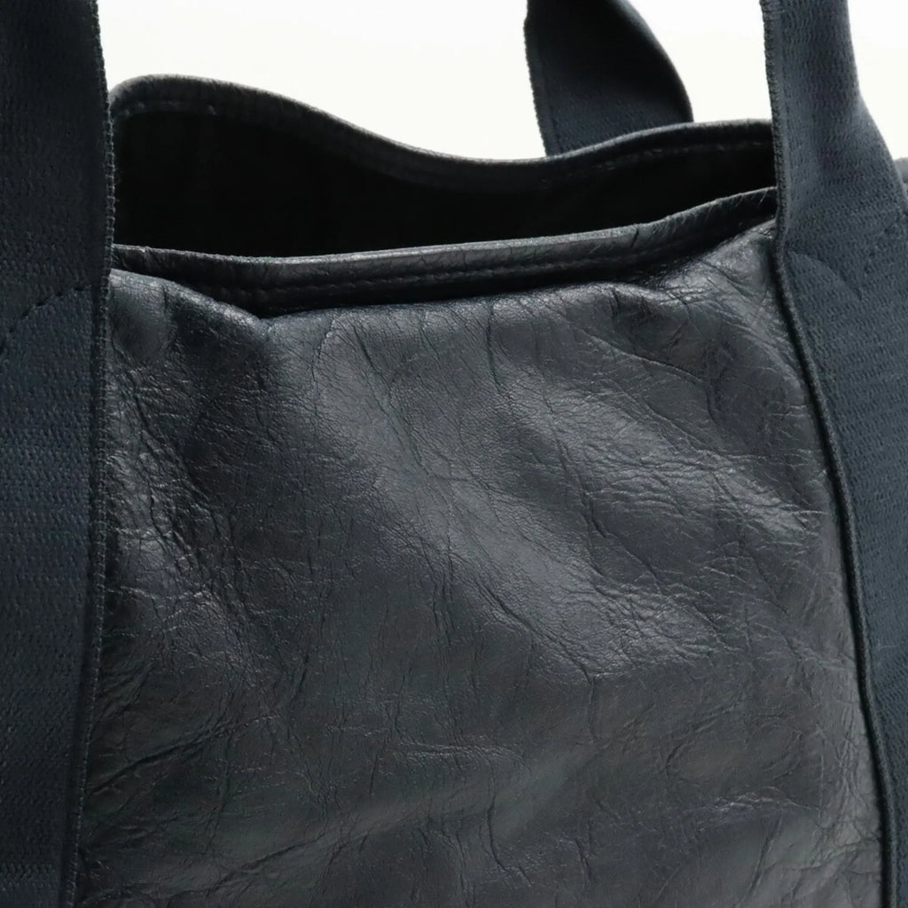 339933 Pre-Owned Leather Balenciaga (Good) Handbag,Tote Women's Navy Bag