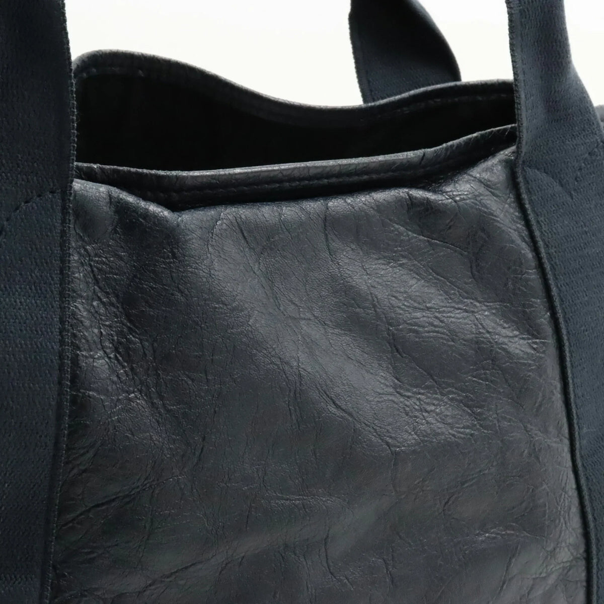 339933 Pre-Owned Leather Balenciaga (Good) Handbag,Tote Women's Navy Bag