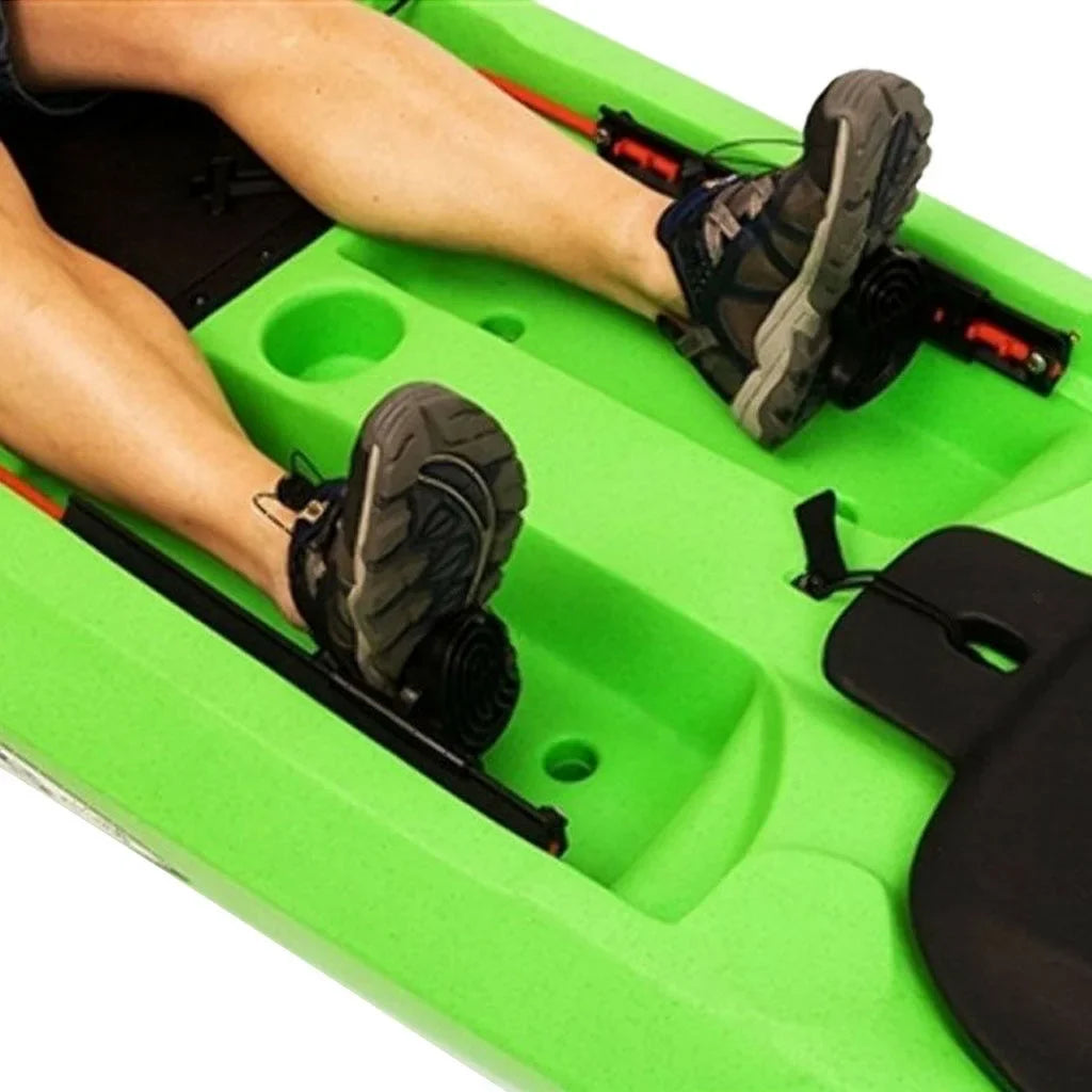 Boat for Kayak Kayak Kit Tail & Adjustable Rudder Fishing Canoe, Rudder Pedals Foot Braces Kayaking, Steering, Direction