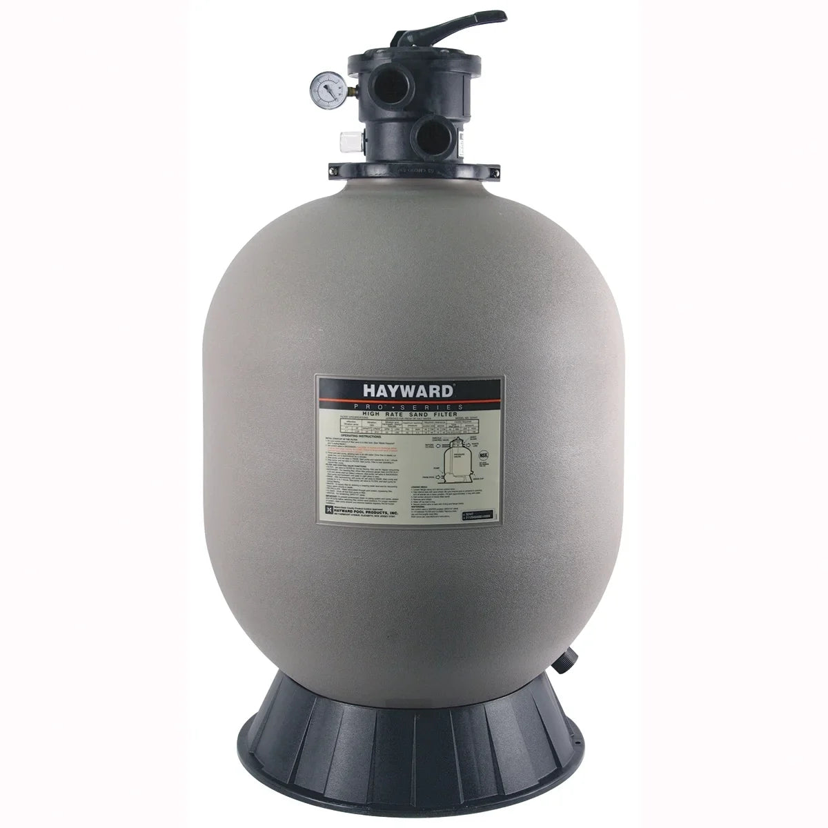 Series Filter Hayward with W3S310T2 Mount Pro Valve 2" Top Sand 30"
