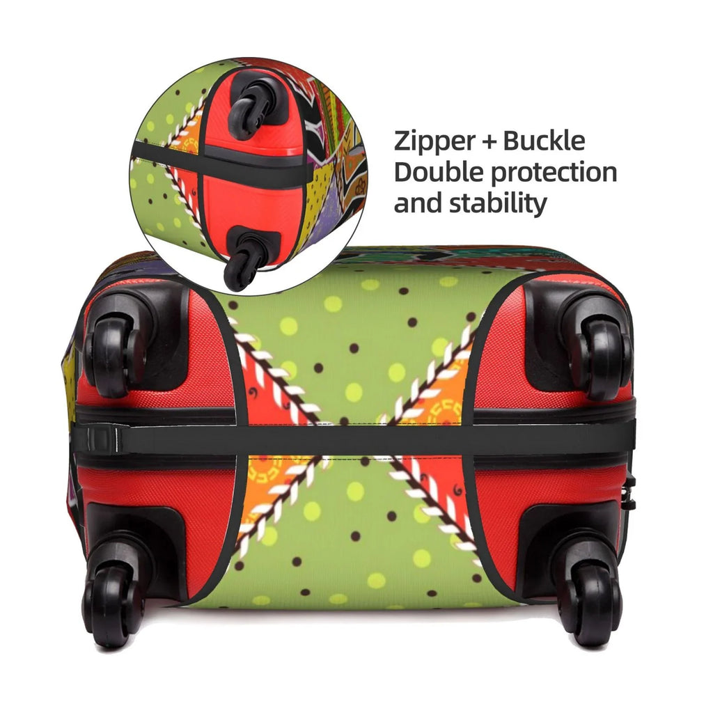 Suitcase Suitcase Protector- Kll Cover Luggage Cover Dancing African Womans