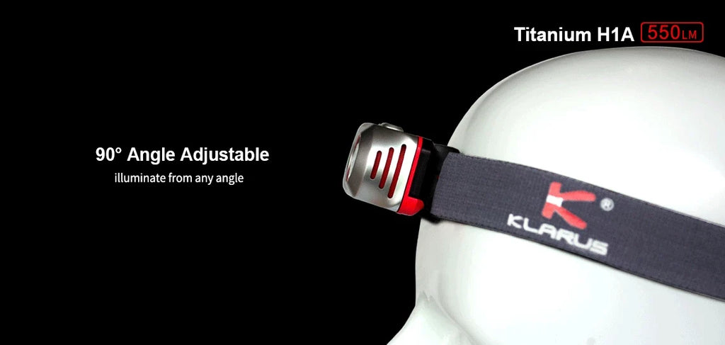 '-Battery Lumens H1A -550 Headlamp V6 XP-L LED Included Klarus Rechargeable -CREE