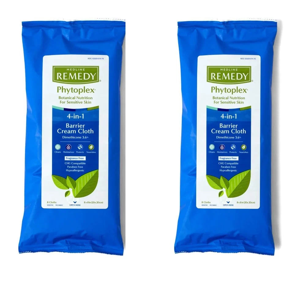 Cream Dimethicone, Pack Cloths 2 with Phytoplex Fragrance Barrier Free, Remedy