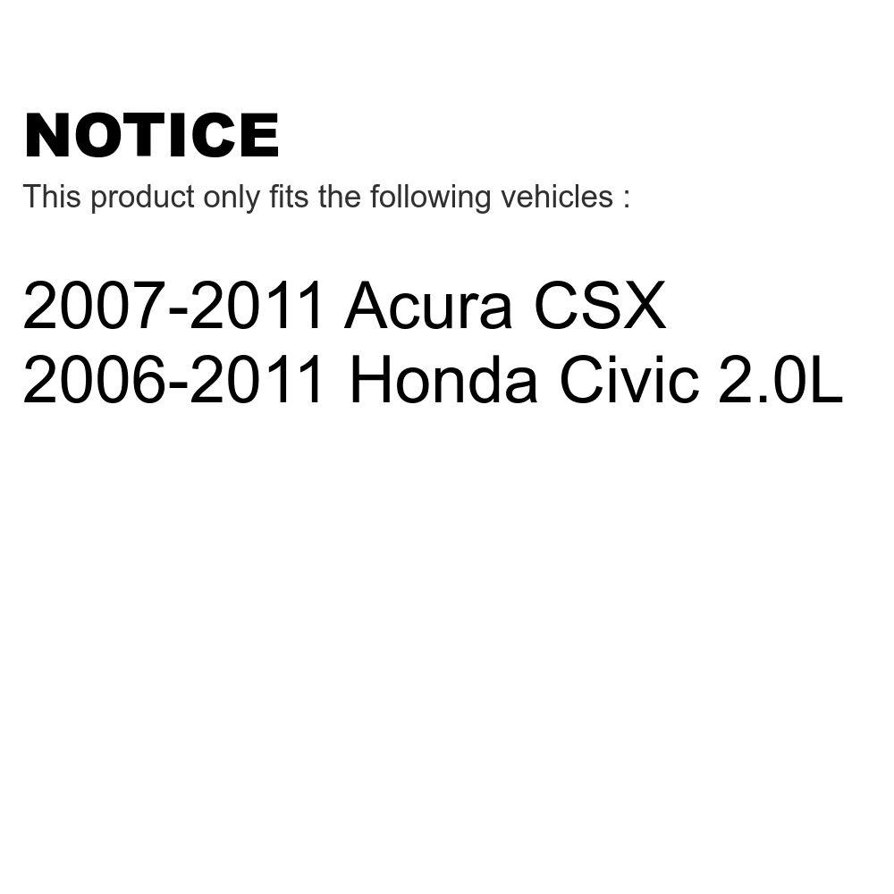 For Civic Cabin Filters Kit KFL-100829 Honda CSX Air Acura And