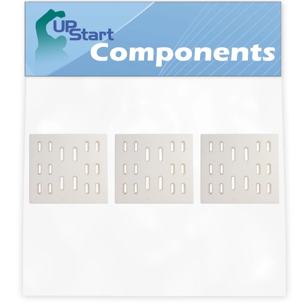 Tamer, Flame Parts Flavorizer Barbeque Guard, Shield & Deflector, Replacement 9912T Bar, Compatible BBQ Grill Tent Heat Plate Ceramic Burner Bakers Sams 8" - 3-Pack Cover Vaporizer for Chefs Bar,