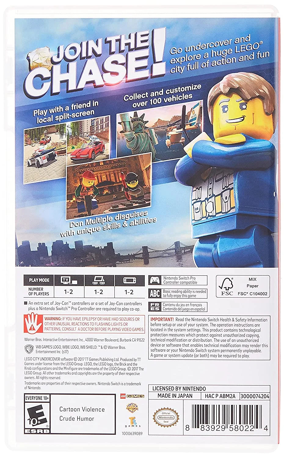City (Other) Undercover Lego