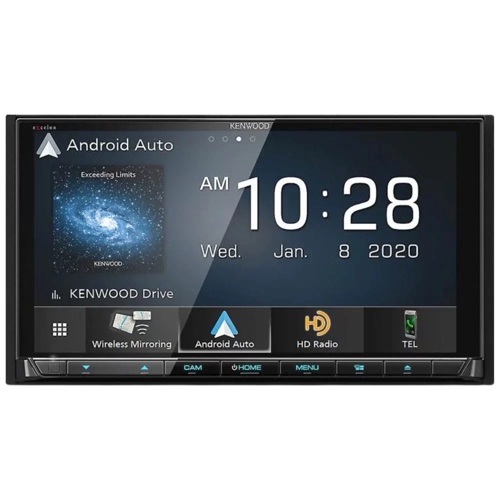 DVD CMOS-230 Receiver Backup Kenwood and eXcelon DDX9907XR Universal New Camera 6.8"