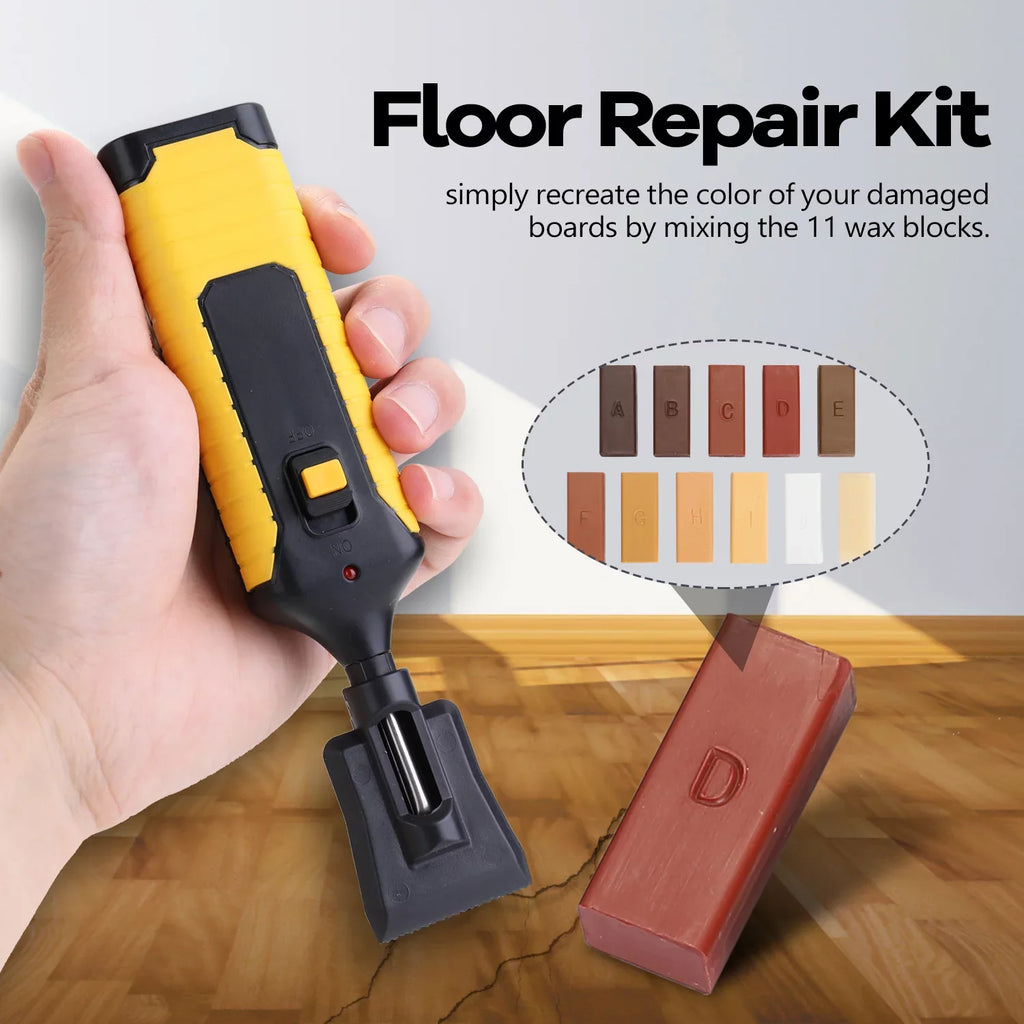 Chips System Scratches Mending Wax Laminate Repairing Worktop Tool Sturdy Set Casing Kit Aibecy Floor