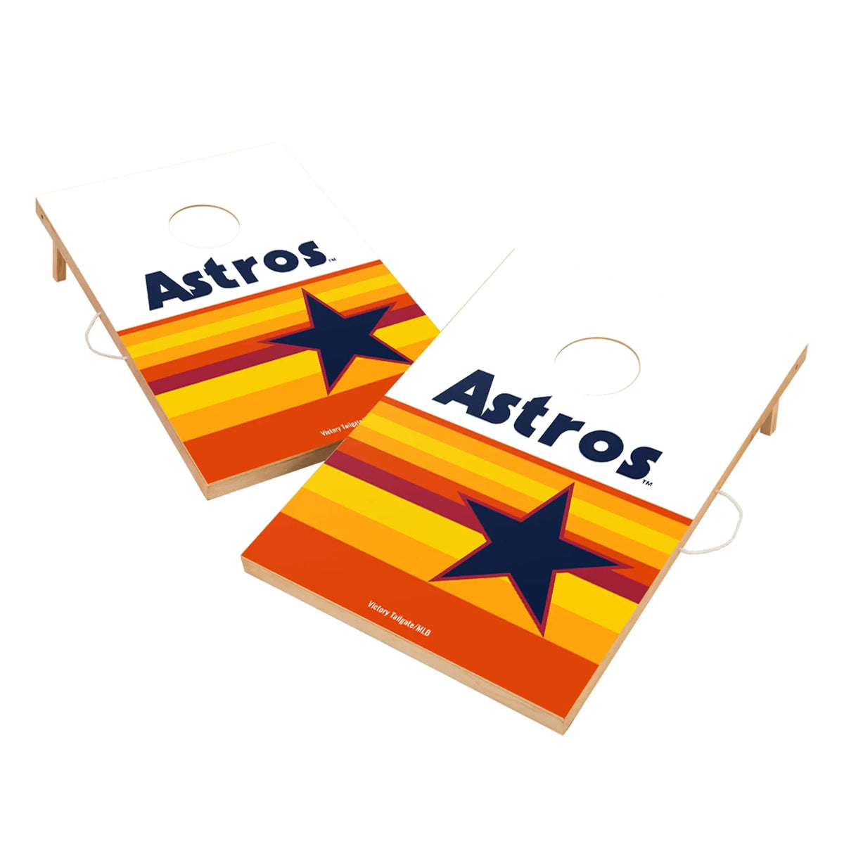 Astros Tequila x Design Solid Sunrise Houston 3' Cornhole 2' Set Wood Game