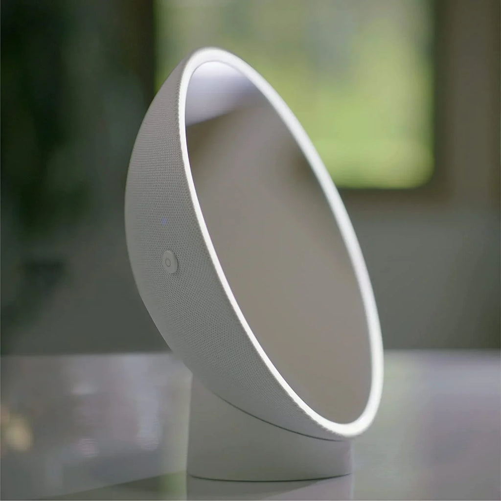 Fogless Sharper Image Bluetooth Speaker and Shower LED Mirror