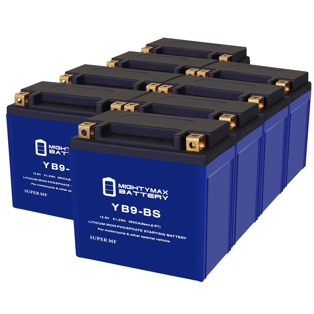 8 XR2 Lithium Replacement 125 Compatible All Battery Years Gilera Pack - YB9-BS E-Starter with