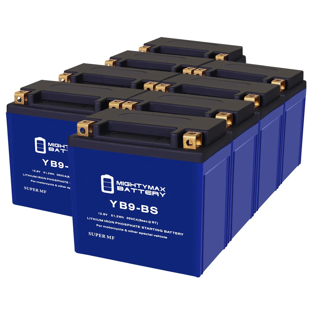 8 XR2 Lithium Replacement 125 Compatible All Battery Years Gilera Pack - YB9-BS E-Starter with
