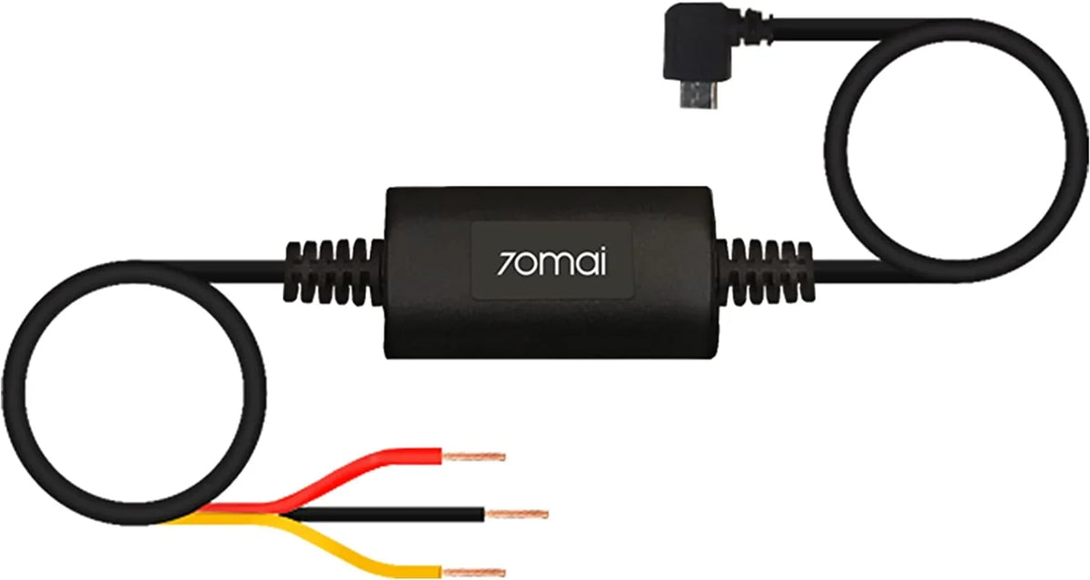 Dash Hour for 24 ro 5V/2.4A, Car to Low Cams, Voltage 12V-30V USB 10ft Hardwire Parking Kit, Protection,