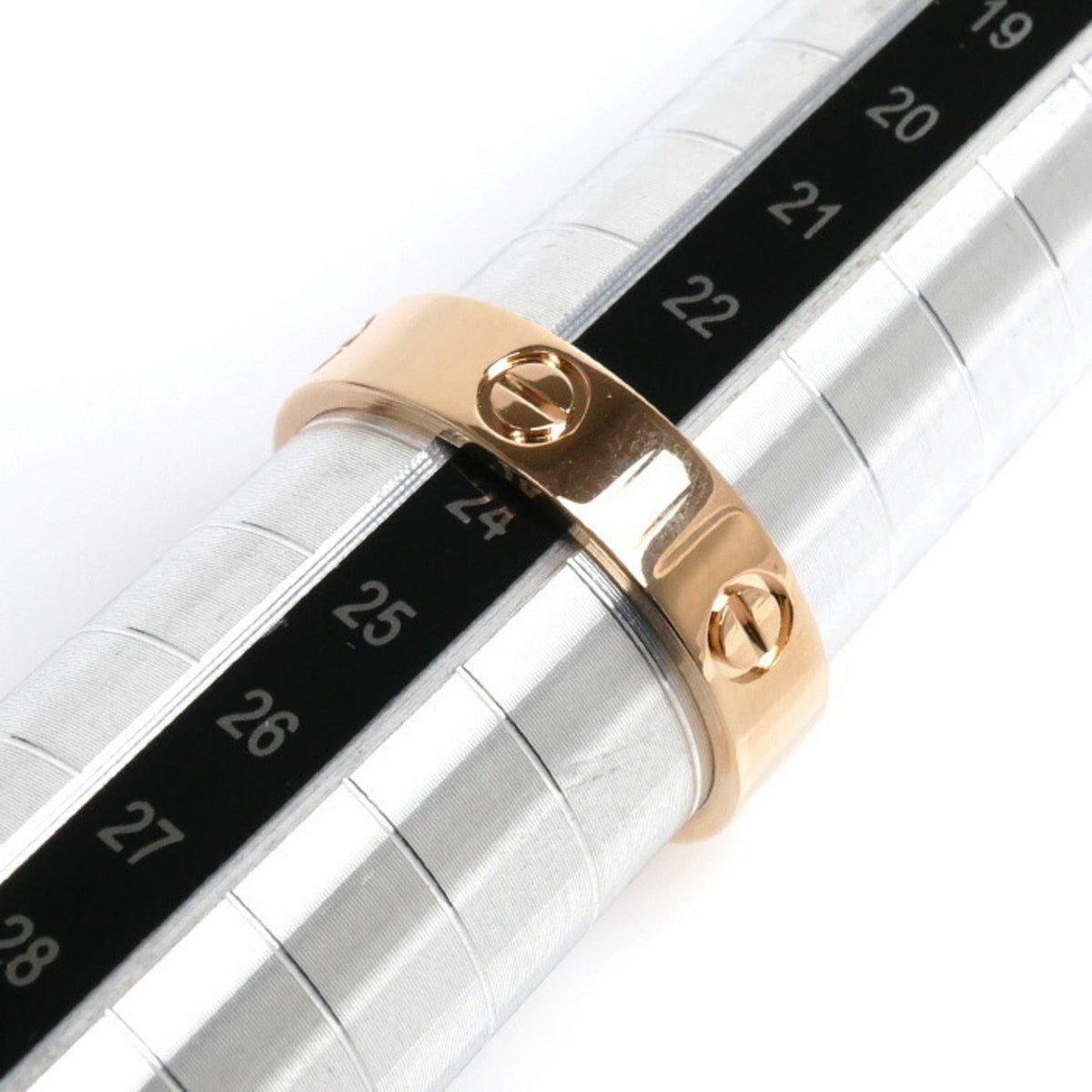 Size Love K18PG CARTIER 23.5 Gold Ring 7.0g Pre-Owned Pink B4084864 Men's (Good) 64