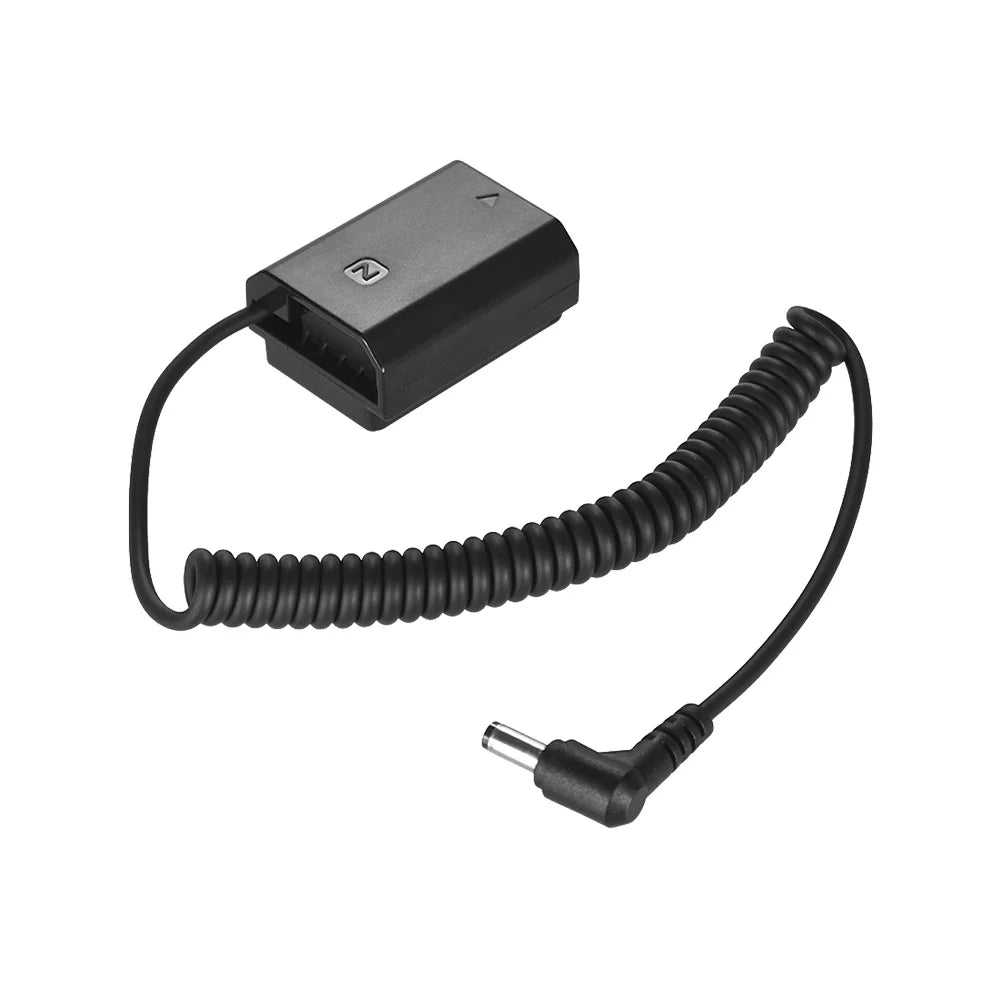 A7RIII NP-FZ100 Battery Pack Coupler Connector A7SIII, Dummy Solution Cable, Sony for Long-lasting A9 Adapter A7III
