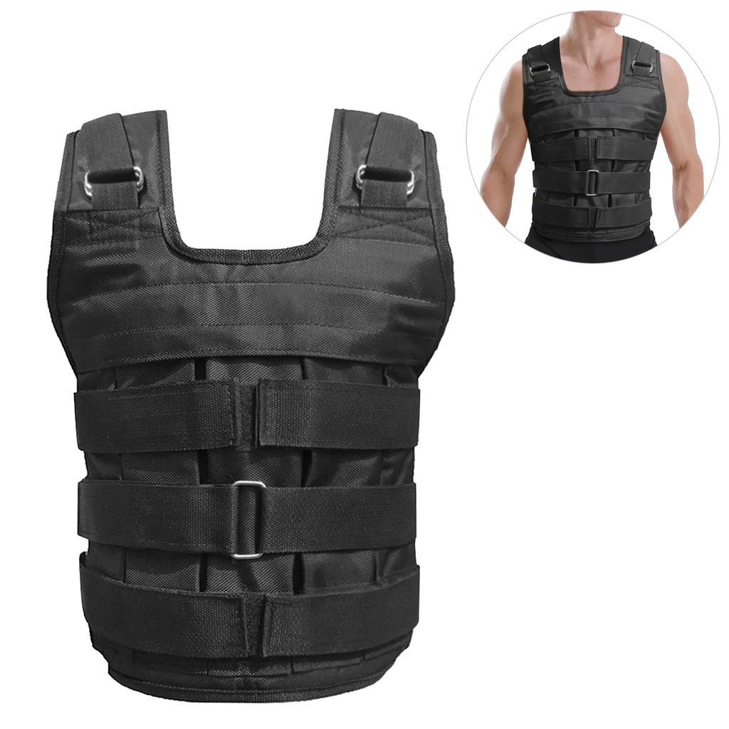 Load, Strength Adjustable Max. Oxford Cloth Weight 50kg Nebublu Vest Weighted Jacket, - Training