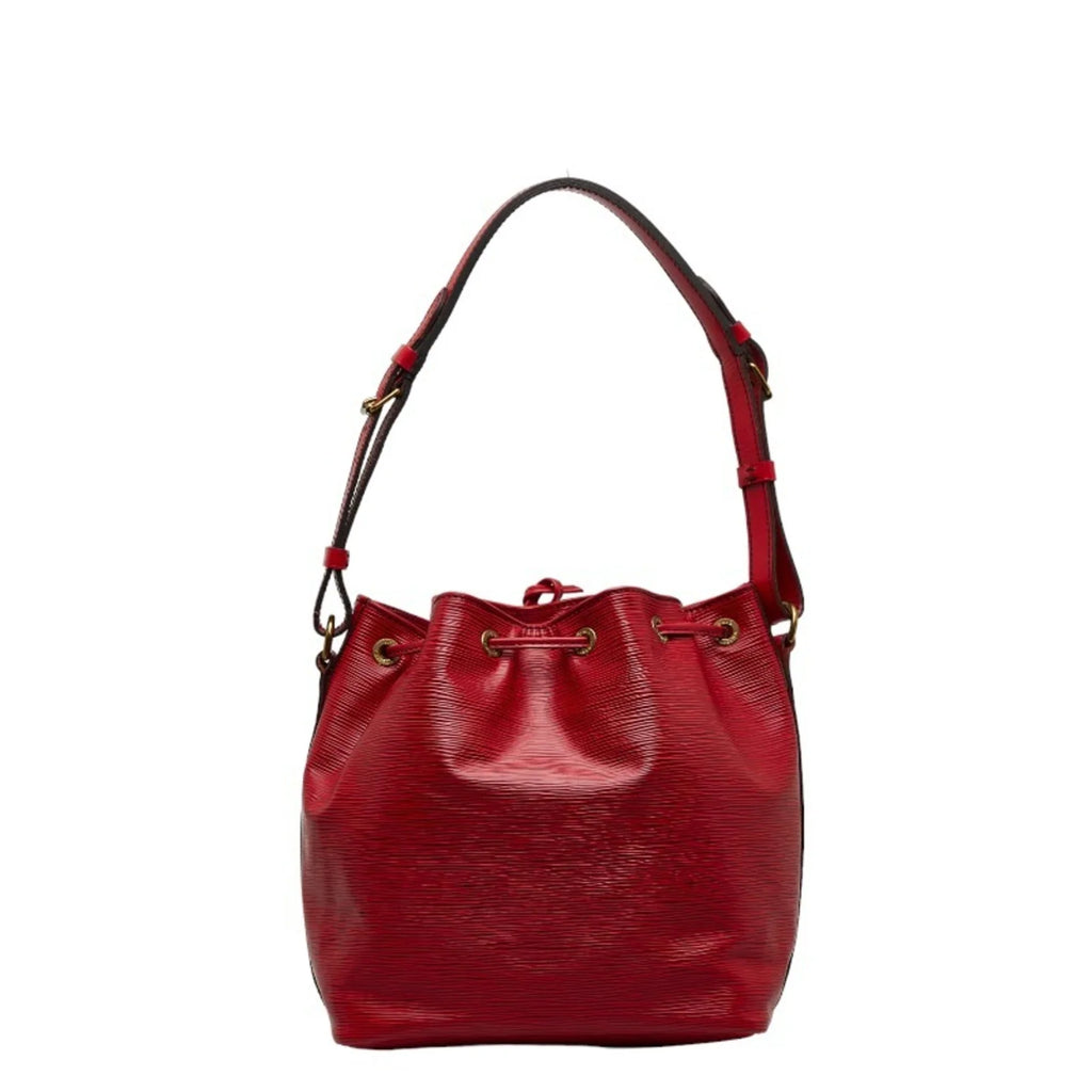 Vuitton Petit Pre-Owned Leather Shoulder M44107 One Noe Handbag LOUIS Red Bag Ladies Epi Castilian Louis (Good) VUITTON