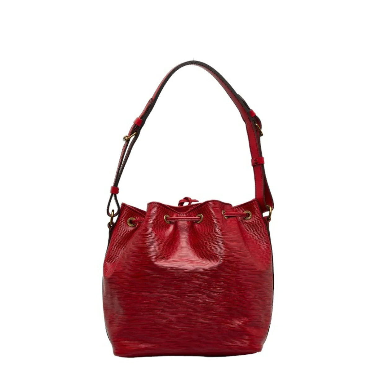Vuitton Petit Pre-Owned Leather Shoulder M44107 One Noe Handbag LOUIS Red Bag Ladies Epi Castilian Louis (Good) VUITTON