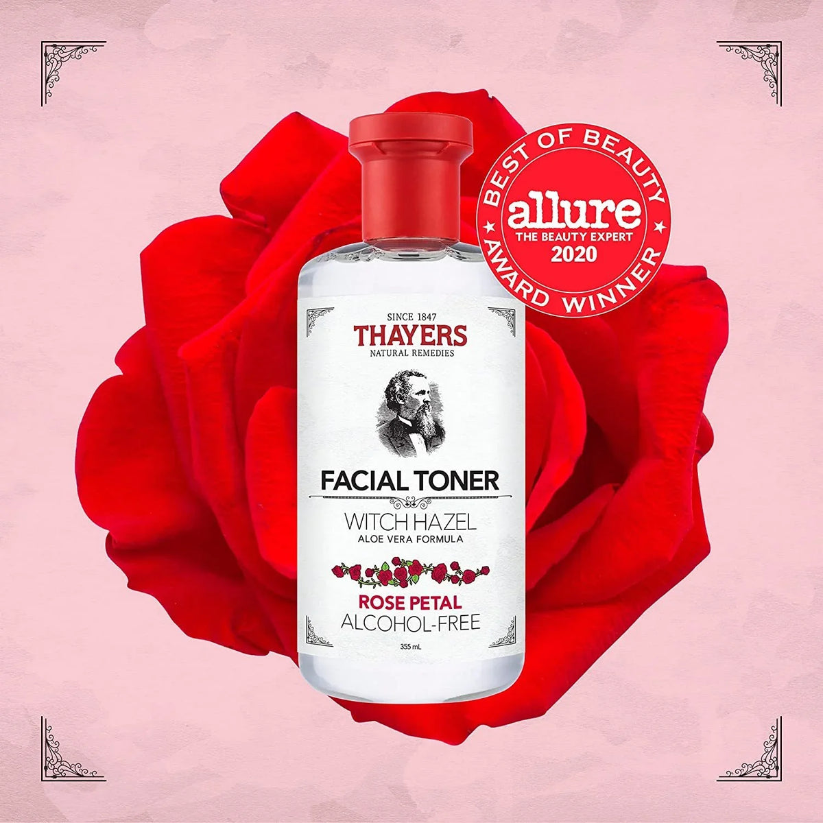 Aloe Thayers Witch fl Vera Rose Pack oz 3 12 Toner, Hazel - Petal,