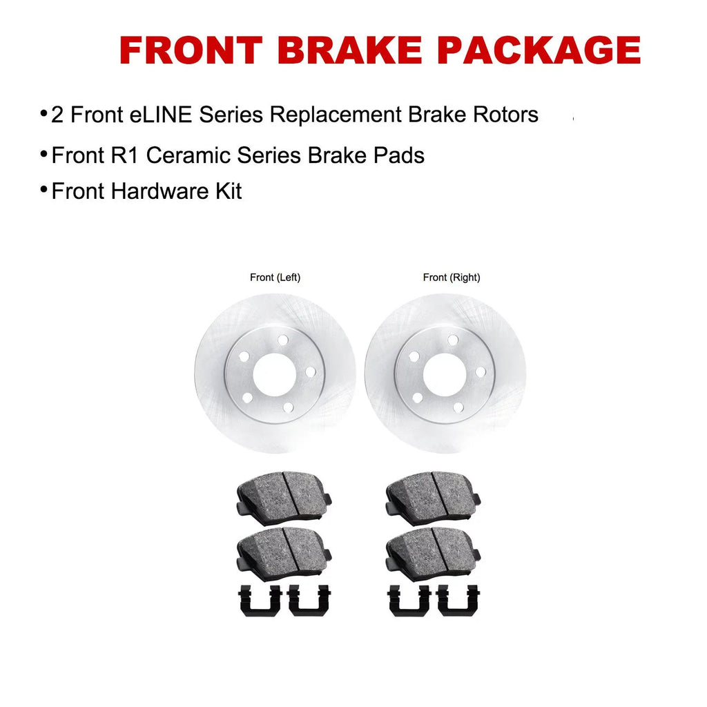Series JEEP 2007-2016 E Fits R1 Concepts 39013 200 R1 PATRIOT, 2011-2014 Concepts Ceramic With Brake CHRYSLER select: Wfwh2 Line Rotor