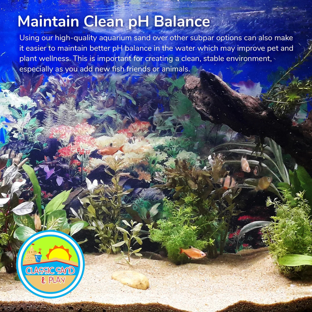 SAND PLAY lb. Sand Tanks, Natural Aquarium and CLASSIC Orange Freshwater for Saltwater 40 &