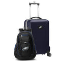 2-Piece Eagles Navy Carry-On Backpack MOJO & Set Philadelphia
