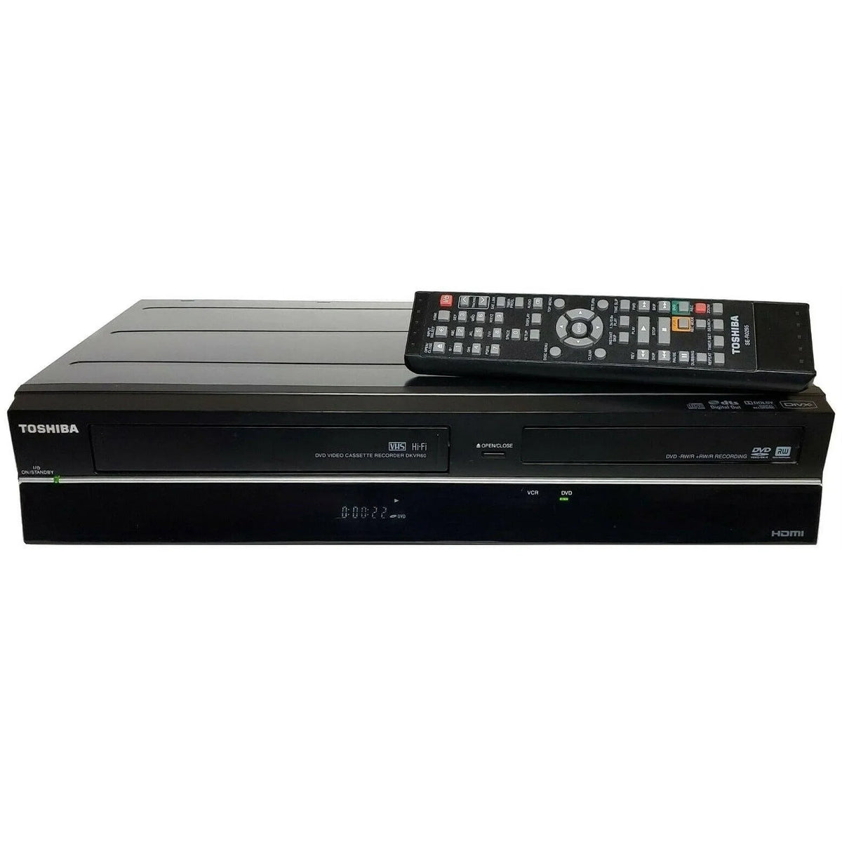 Manual, Remote Combo DKVR60 AV, Toshiba Included Recorder (NEW) DVD/VCR
