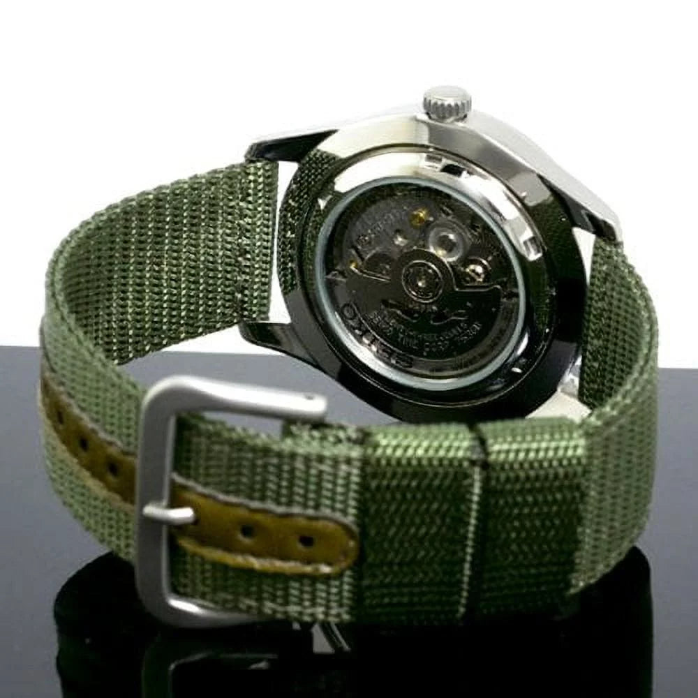 Dial Seiko in Watch Japan 5 Band Made Green Automatic Men's SNZG09J1 and