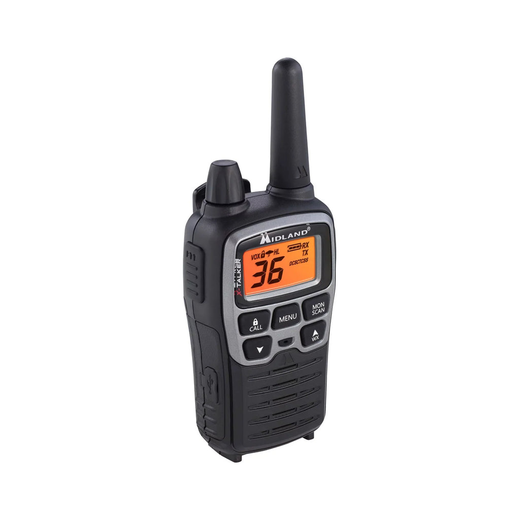 X-Talker T71VP3 bundle Midland Radio Black Walkie Channels, Two-Way 36 Talkies, FRS 38-mile,