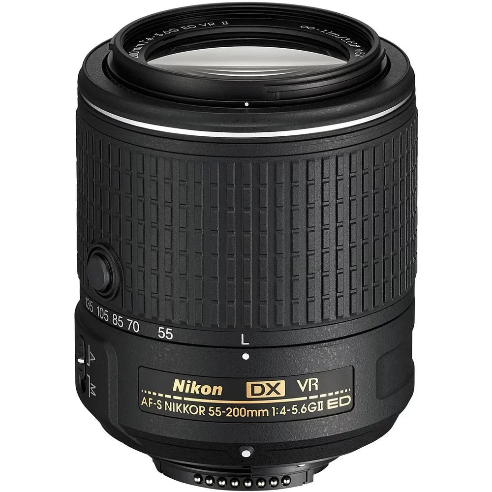 DSLR D5300/D5600 VR 18-55mm || Lens 55-200mm & Nikon Supreme with Camera Bundle II