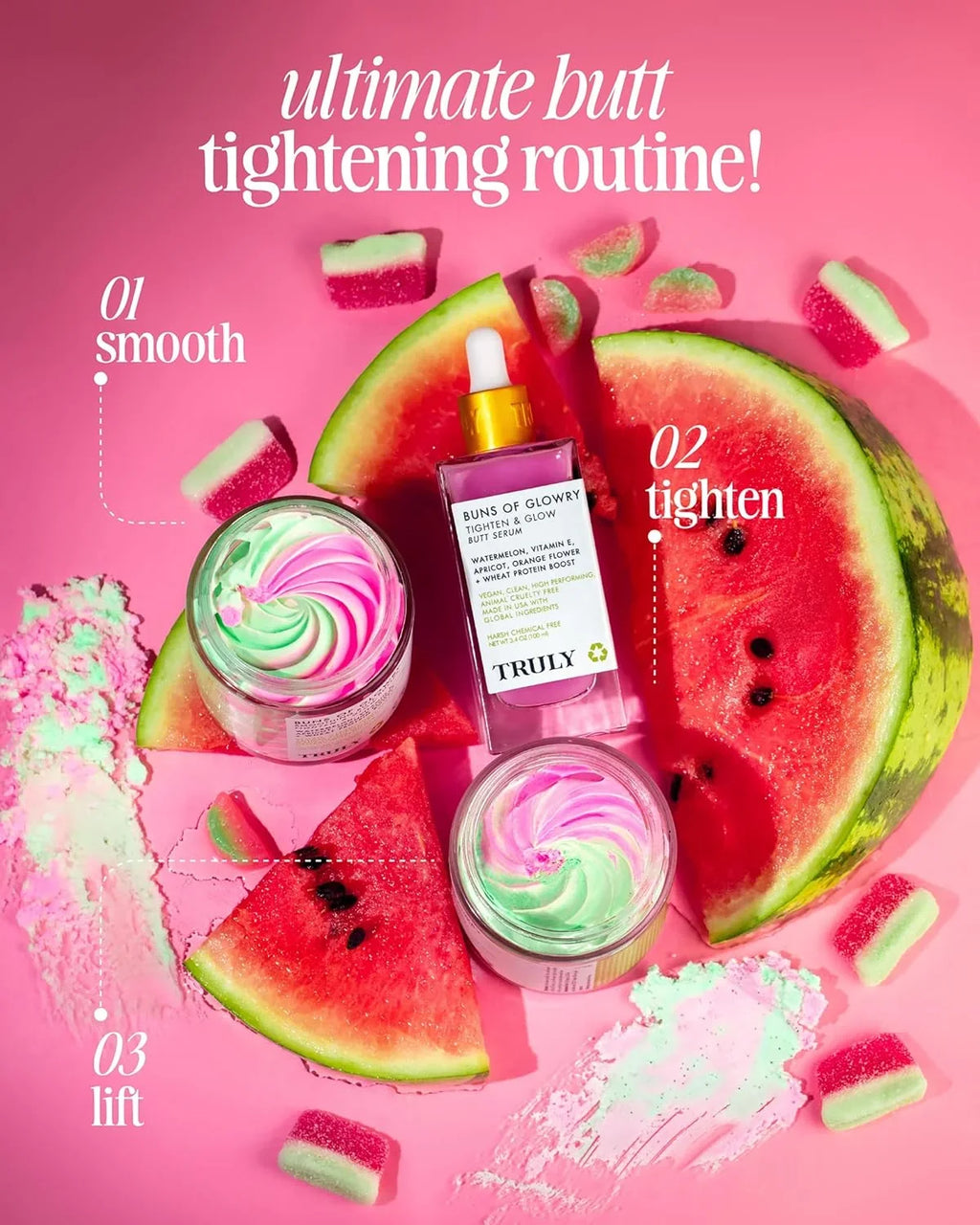 &amp; Tighten Glowry Glow Buns Butt Of Serum