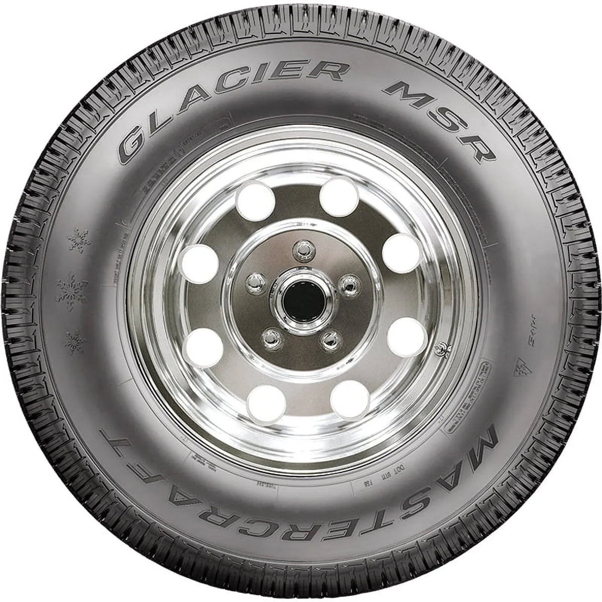 Glacier Light Winter MSR E Truck Tire LT275/65R18 123R Mastercraft