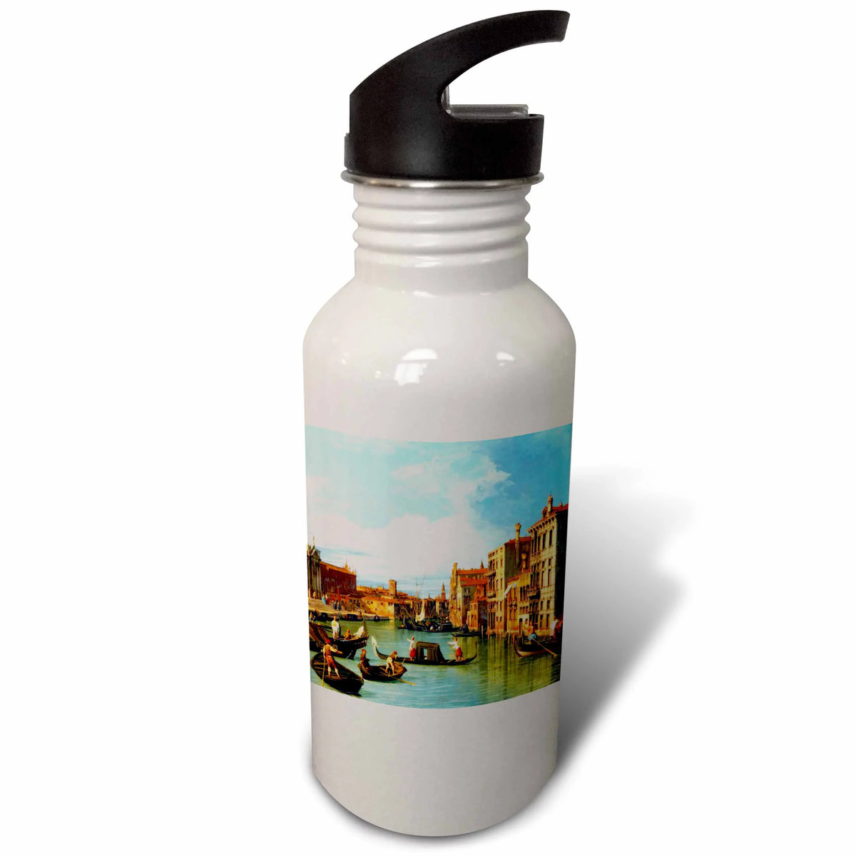 Canaletto 1730 by Church and Sports Canal Bottle the wb-162555-1 The 21 boats gondola of Venice Salute Grand - Italian Water Italy the oz