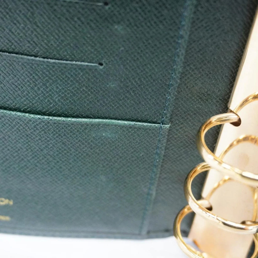 Louis Agenda (Good) Episea Vuitton MM Notebook Pre-Owned R20403 Taiga Cover Men's