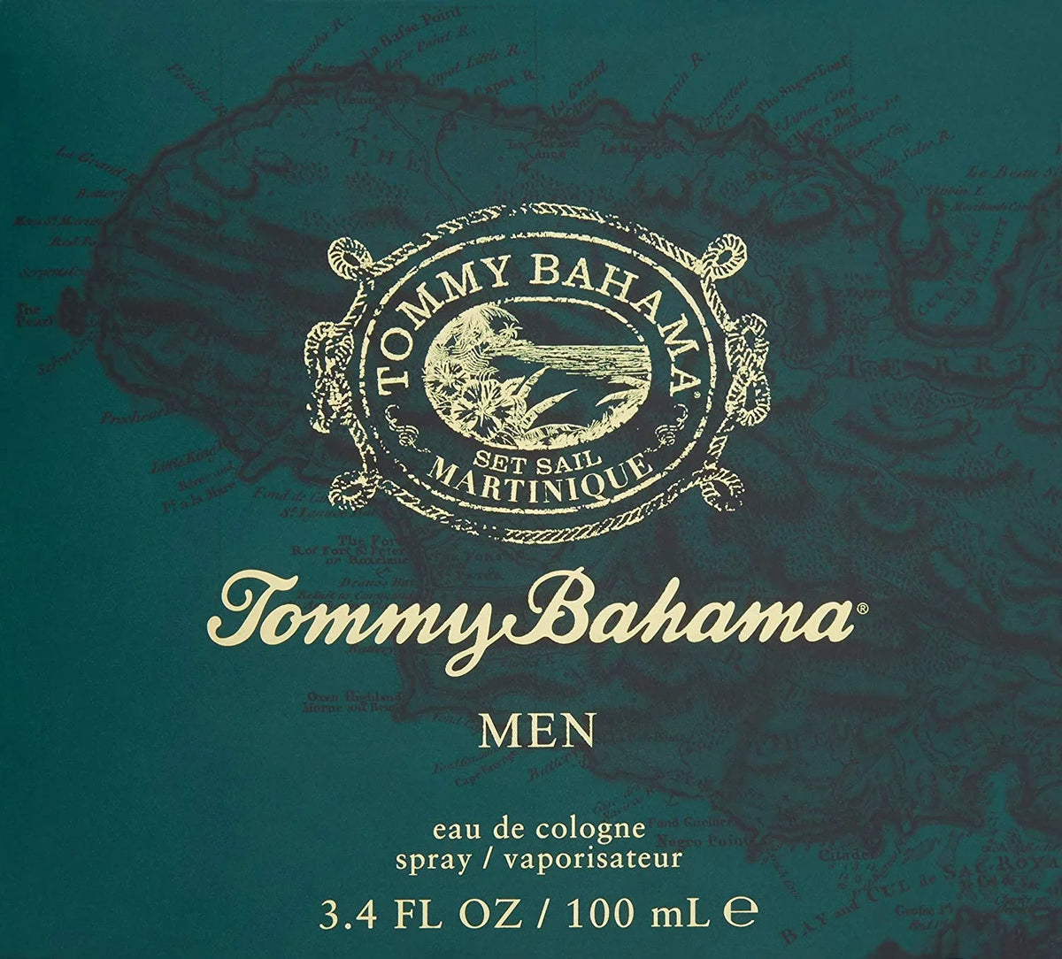 oz 3.4 For By Bahama Sail Spray, Martinique Cologne Tommy Men Set