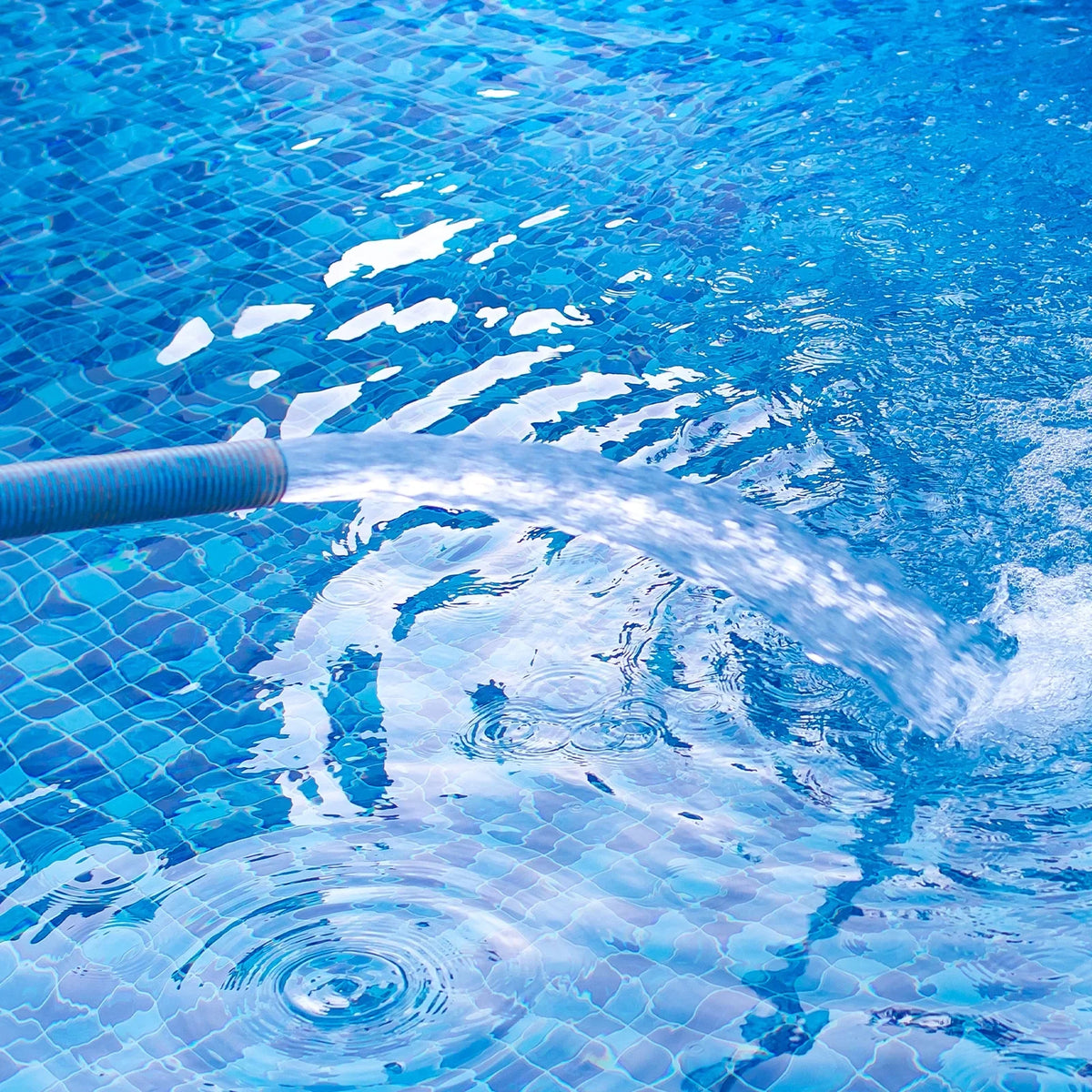 0.3MPa Pressure Backwash Hose 25ft for Pool 2" PVC Reinforced Discharge Hoses Swimming Dia High
