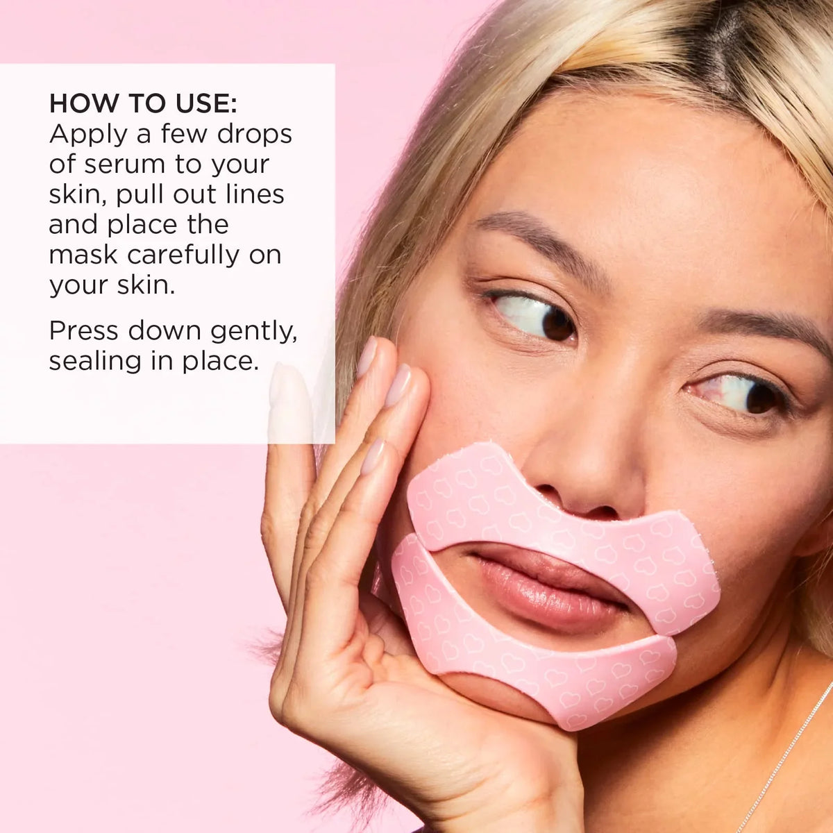 Mask & Lip | | + Storage Serum Effect Fine Line Tin Included | Free + With 100% Pair Reusable | Lines Minimize Vegan | Lifting Cruelty Pacifica Beauty | Vacuum Silicone Seal Wrinkles |