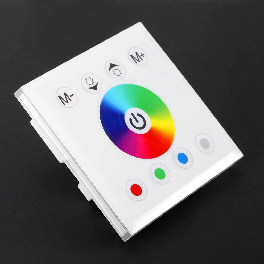 Panel Light(white) Strip LED Touch Switch Dimmer Controller LED Wall Mounted Jadeshay RGBW Controller Panel Colorful for