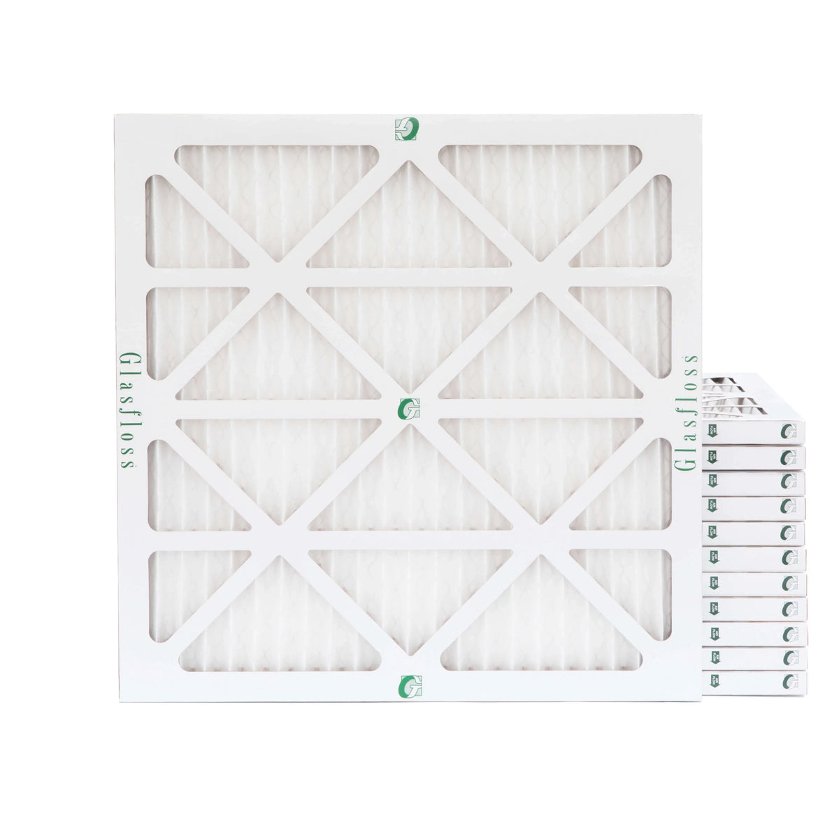 Pack x 11-1/2 Pleated 13 of x 7/8 MERV Actual by Air 12 Filters 12x12x1 Glasfloss. 11-1/2 Size: