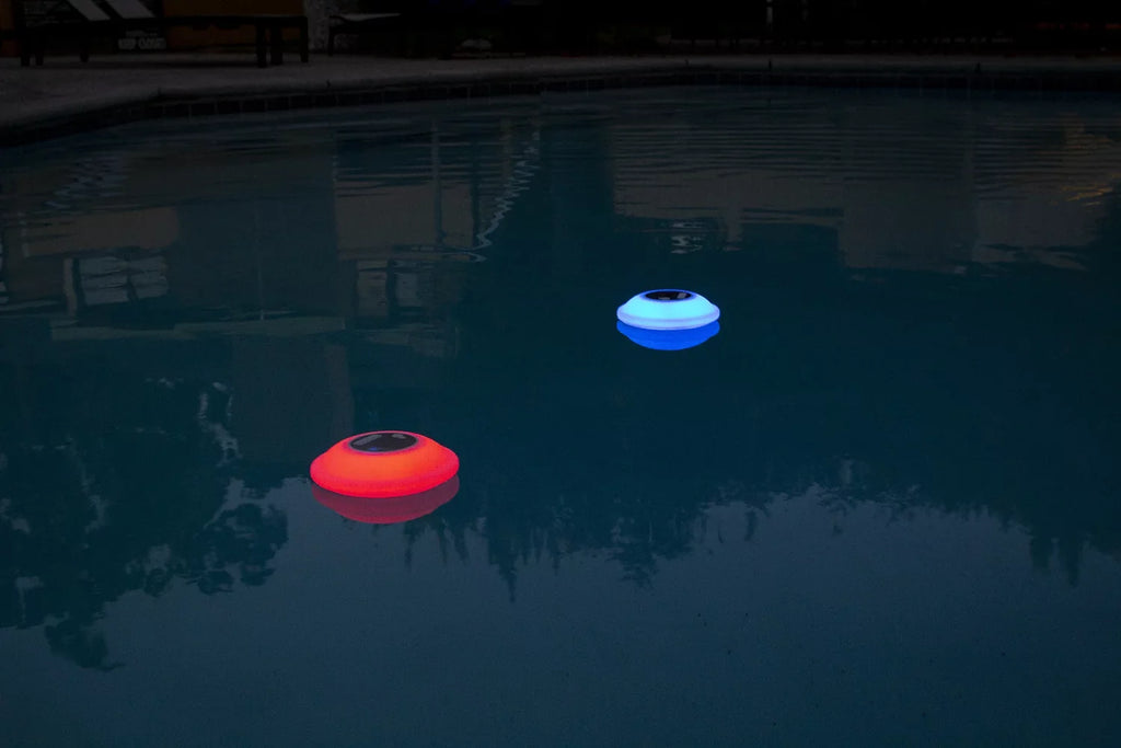 Phone for Multi-Light Portable Color Swimming Pools, Outdoors - Floating Call Bluetooth LED Poolmaster Waterproof with Speaker Backlight Display Lakes, Functionality 7