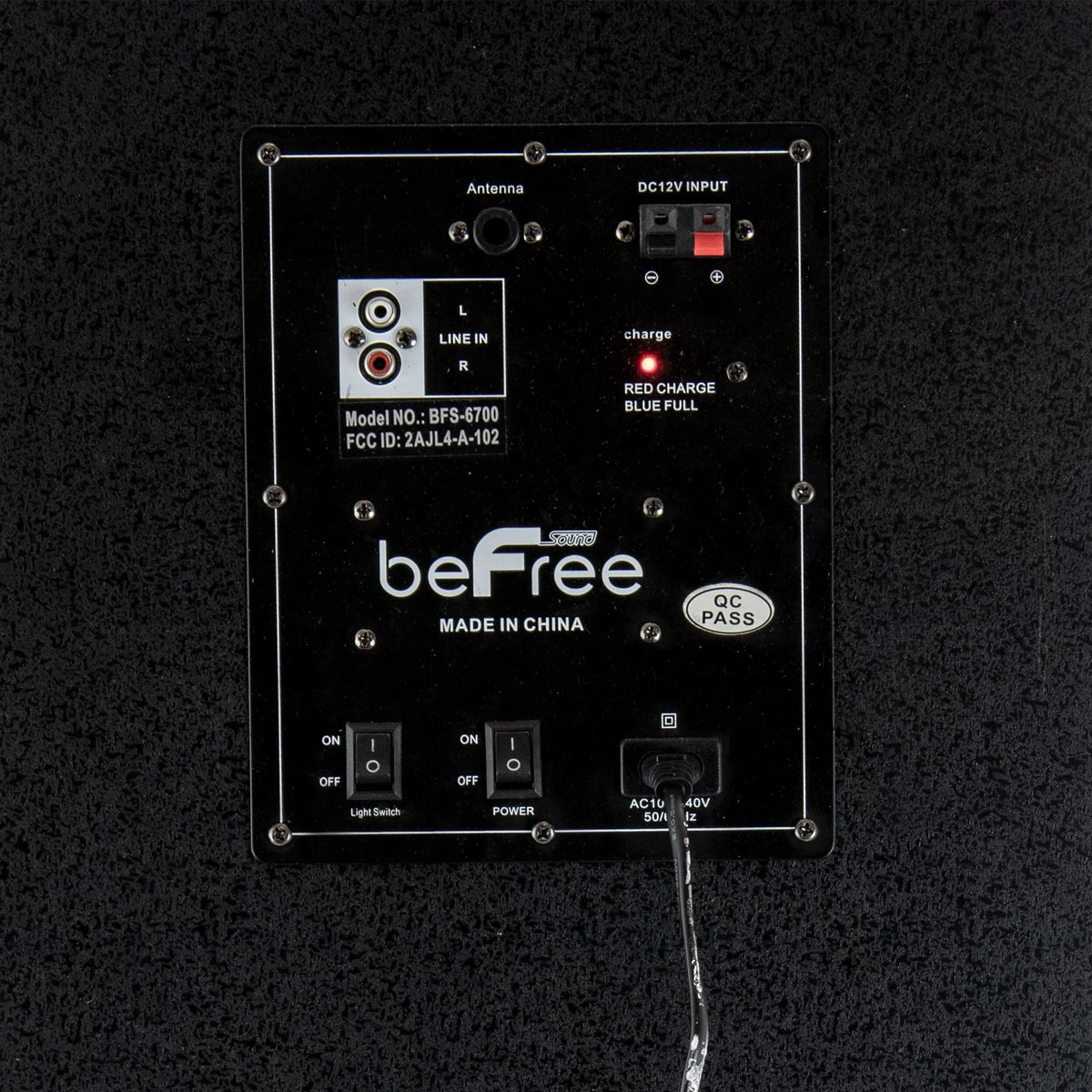 & Speaker beFree Bluetooth w/Triple Portable Sound beFree Microphone Subwoofers 10"