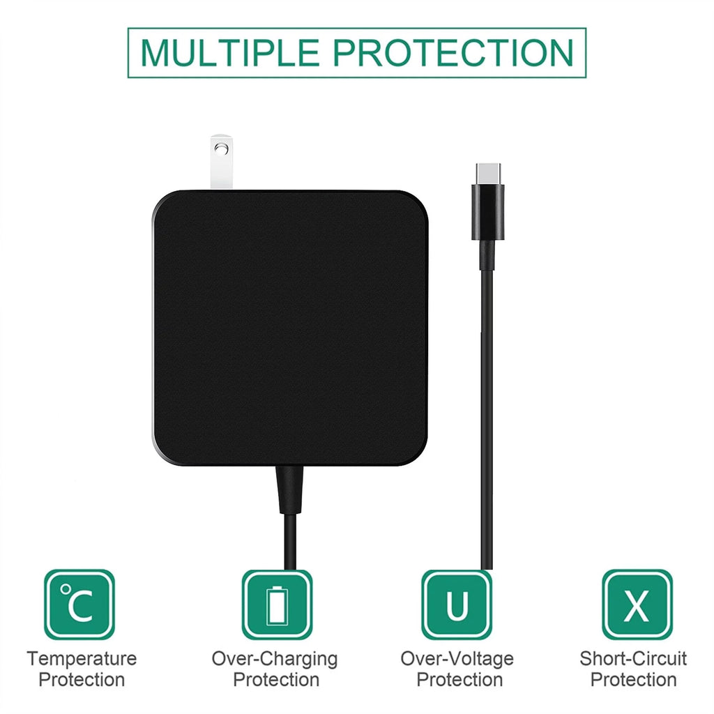 AC Power K-MAINS USB-C 5 65W 2 for Charger Hero OnePlus Replacement Cable 3T 5 Switch