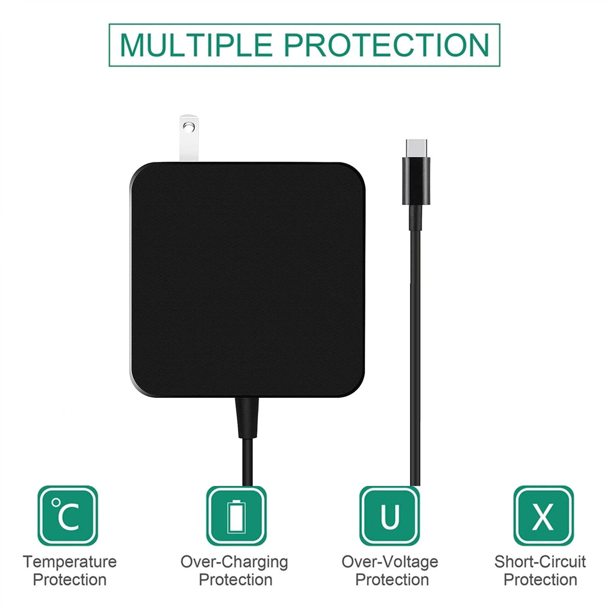 AC Power K-MAINS USB-C 5 65W 2 for Charger Hero OnePlus Replacement Cable 3T 5 Switch