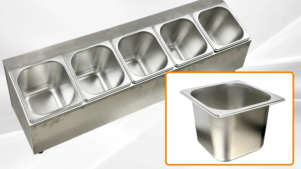 seasoning shop pot steel rack 5S CS16- dessert Stainless Milk hot commercial basin shop tea display