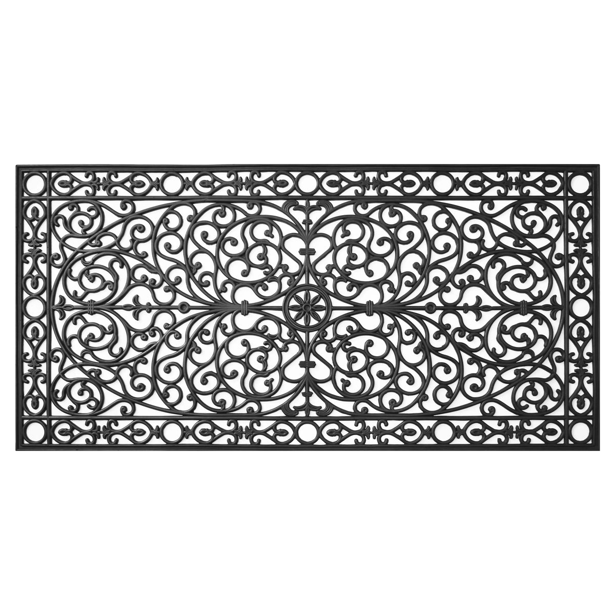 Calloway Gatsby Mills 3' 6' Rubber x Doormat,