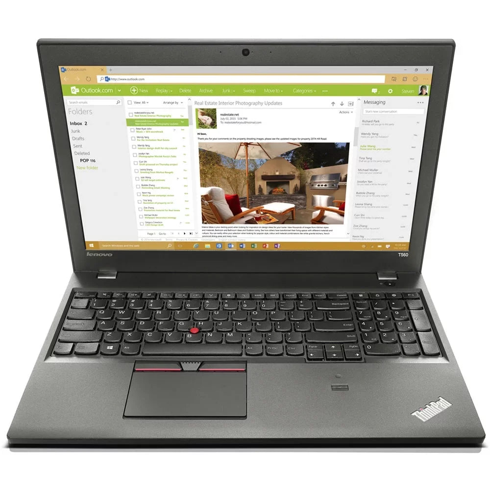 GHz Thinkpad T560 Laptop 320GB Core 4GB Scratch Dent 2.60 Intel W10P Ram i7 - & Lenovo