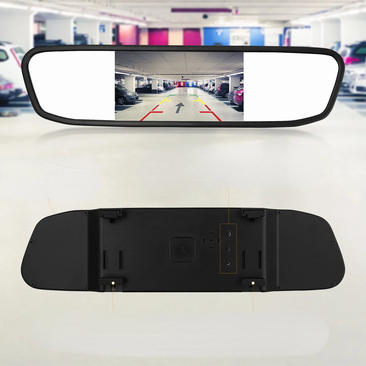 System Camera Camera Camera Driving Cam Car Vision Vehicles Parking Mirror 4.3" View Rear Cheefull Reverse Backup Night