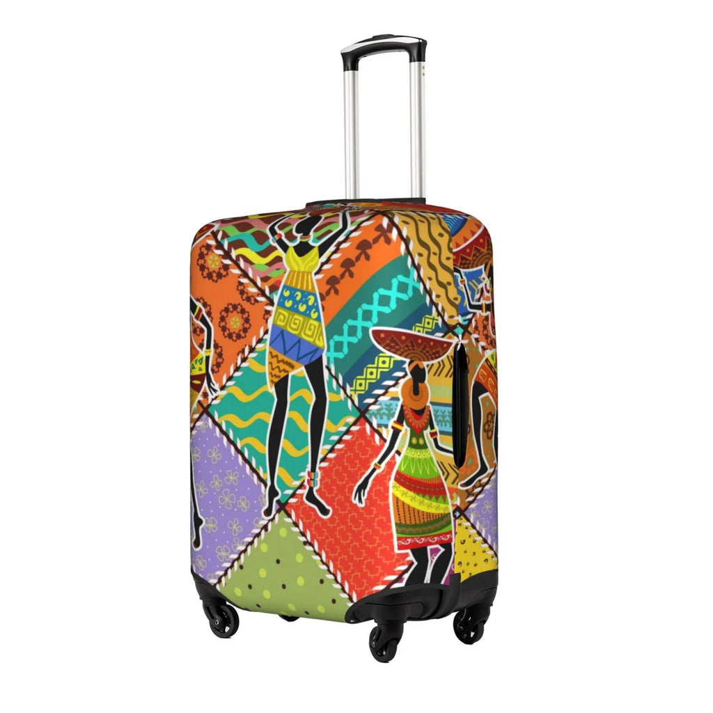 Suitcase Suitcase Protector- Kll Cover Luggage Cover Dancing African Womans