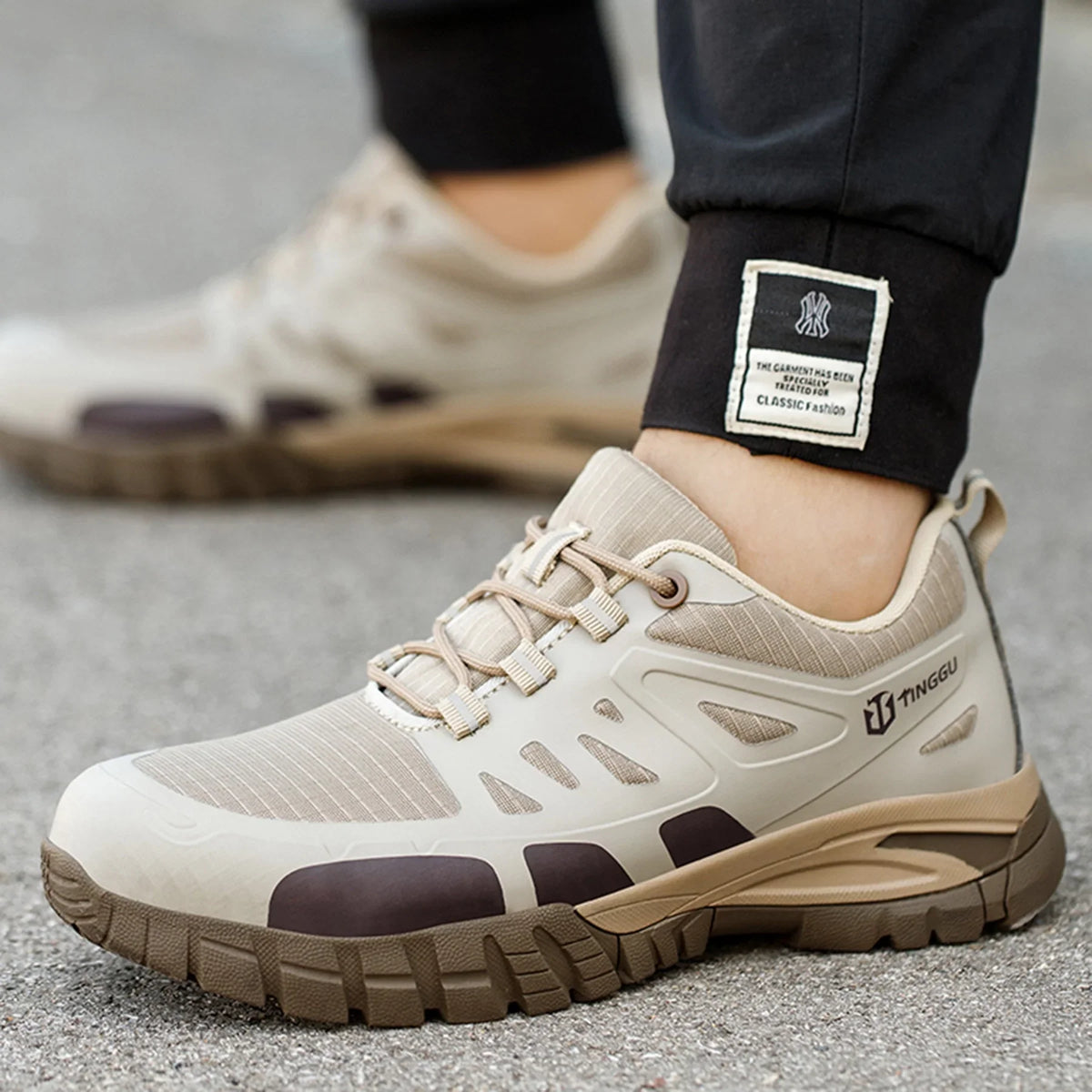 Non-Slip Shoes Men Composite Safety Toe Sneakers Shoes Women OwnShoe Construction Insulated Industrial for Work Shoes